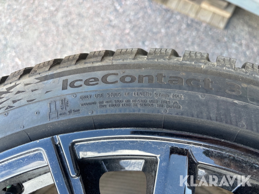 Dubbdäck på fälg Continental IceContact 3 255/40R21 4st till Audi RS6