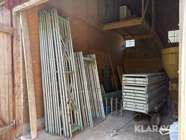 Ställning Layher / Alfix 15M 3 plan