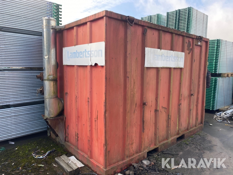 Värmecentral med container CH:PC1000 175kW