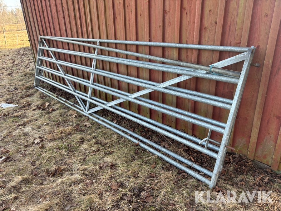 Gårdsgrind Kellfri galvade 2 st