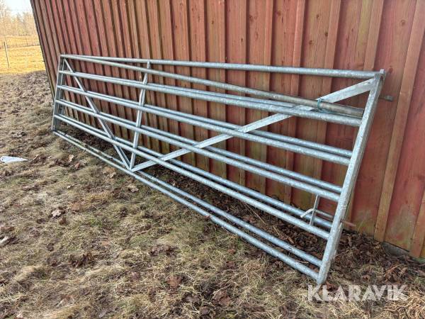 Gårdsgrind Kellfri galvade 2 st