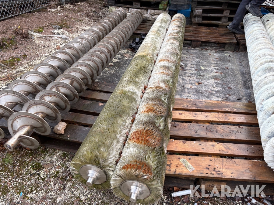 Borstar 2st, rostfritt stål