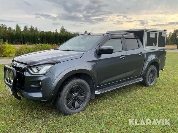 Pickup Isuzu D-Max Crew Cab 1.9 CNG 4WD Aut med hundkåpa
