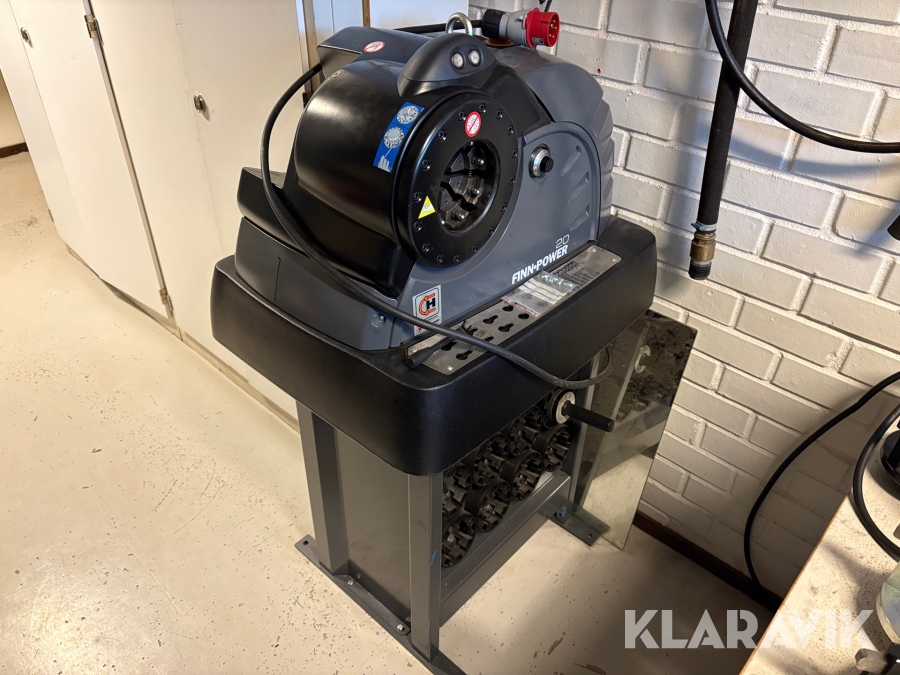 Slangpress Finn Power 20 komplett med maskiner, kopplingar, slang mm