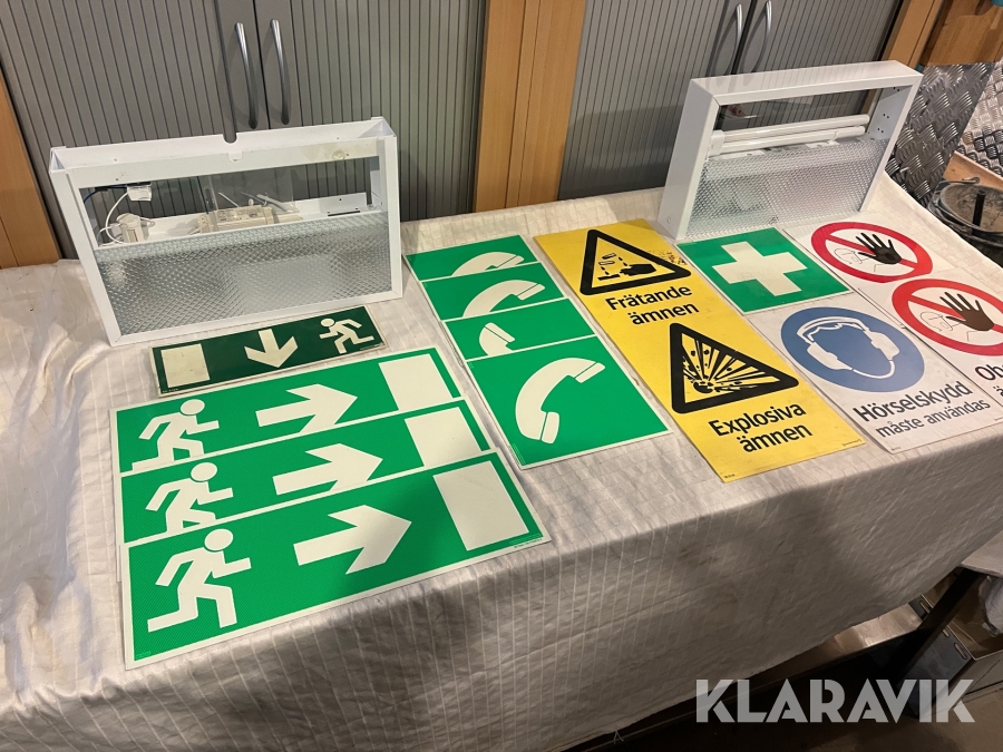 Varningsskyltar 56st