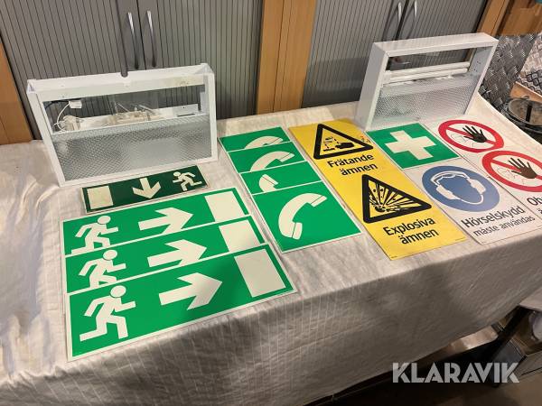 Varningsskyltar 56st