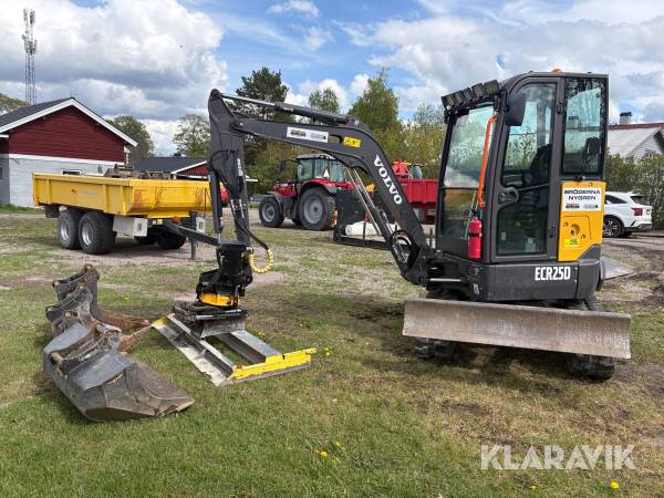 Grävmaskin Volvo ECR25D