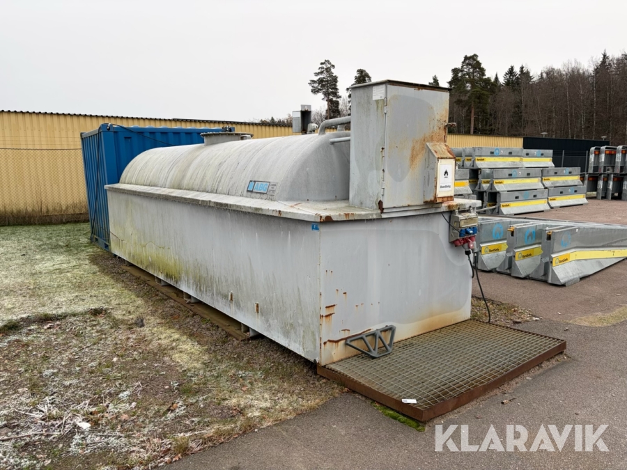 Dieseltank med invallning ABG 10000l