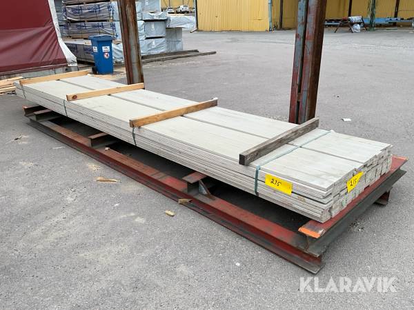 Virkespaket Målad hyvlad 22x95 589löpmeter