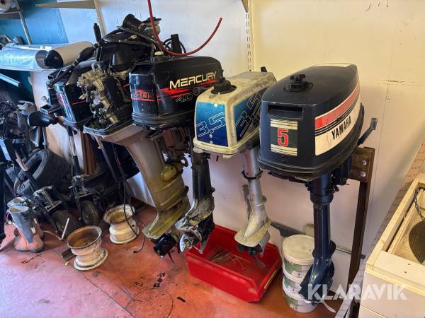 Diverse båtmotorer - 6st