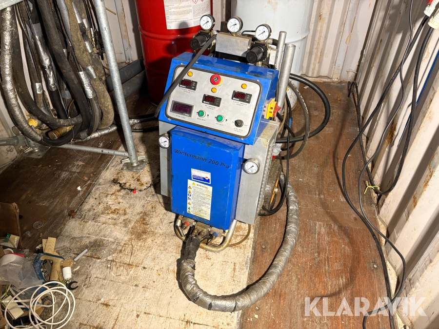 Sprutskummaskin Wintermann 200 Pro JhBW-A200 med 20m slang