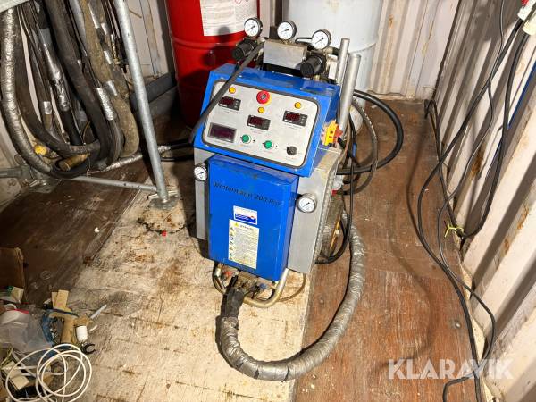 Sprutskummaskin Wintermann 200 Pro JhBW-A200 med 20m slang