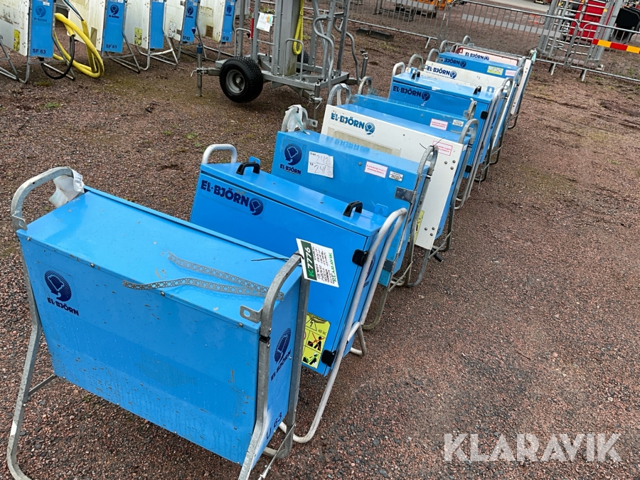 Paket med Elcentraler Elbjörn 10st, Garo 1st U63, SF63, GSF63