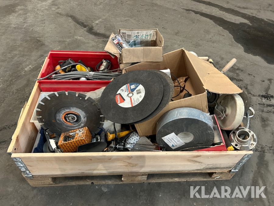 Gas, klinga, kätting mm