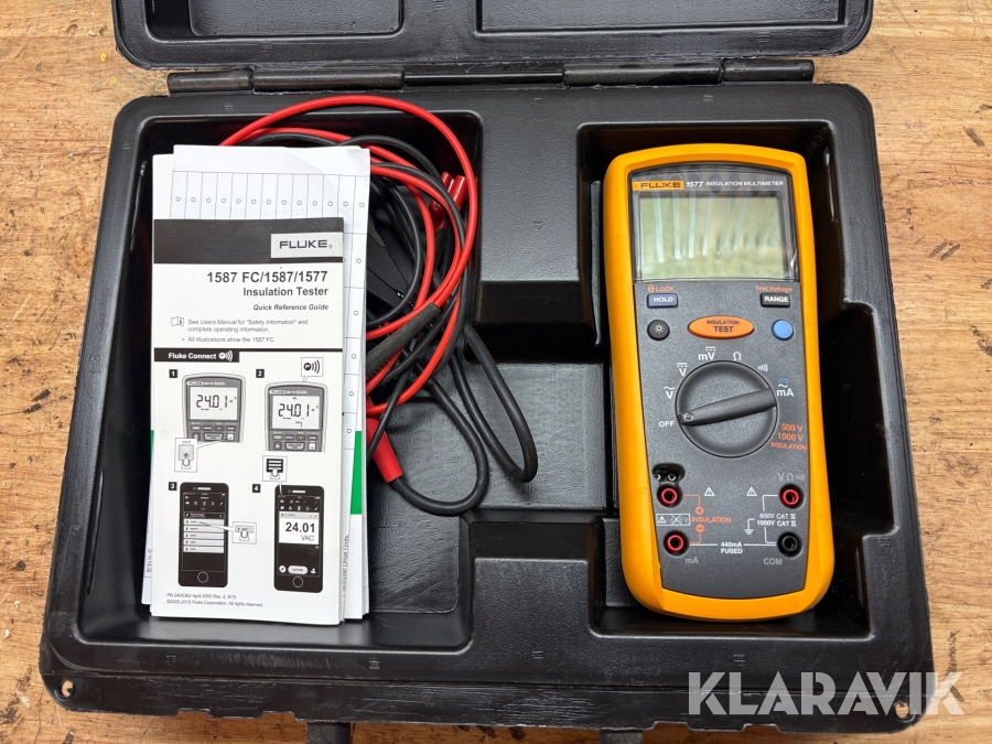 Multimeter Fluke 1577 insulation