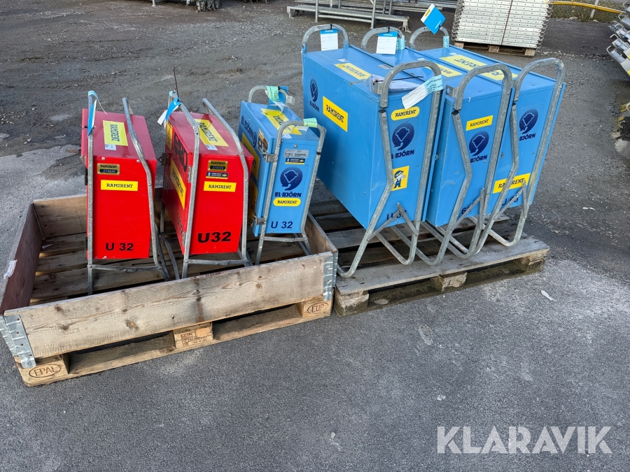 Centraler El-björn, Garo 6 st