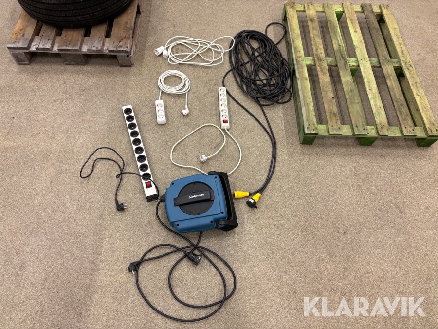 Sladdvinda, förgreningskabel och förlängningskabel