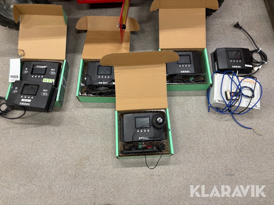 Terminaler 7 st Infobric Entral