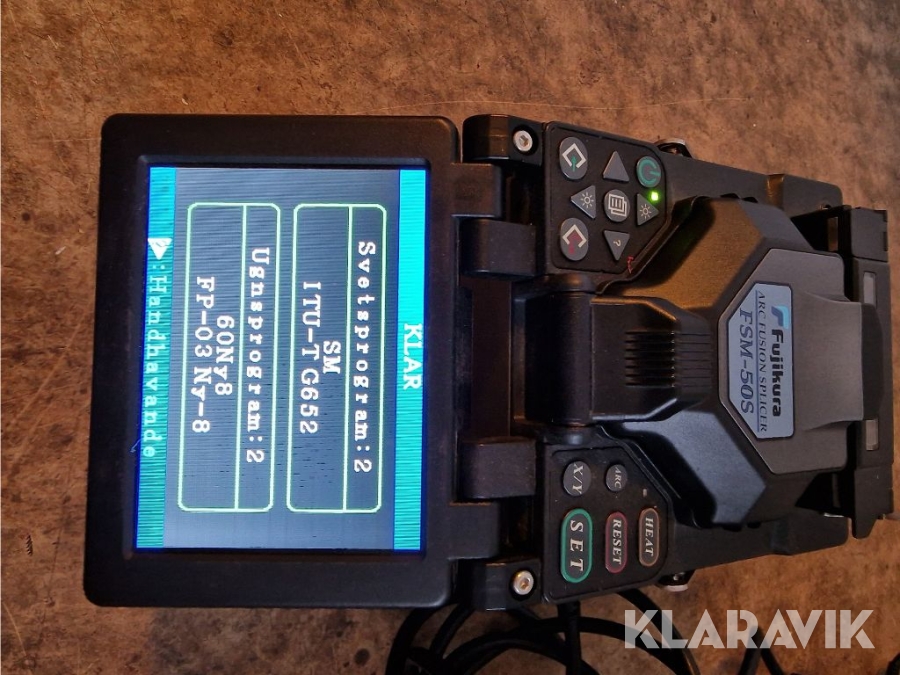 Fibersvets/ Splicer Fujikura FSM-50S SM MM Arc Fusion, Stock