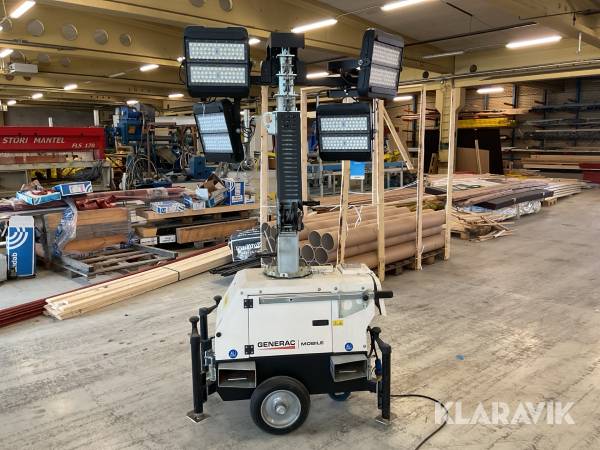 Belysningsmast Generac Link T4 4x240W
