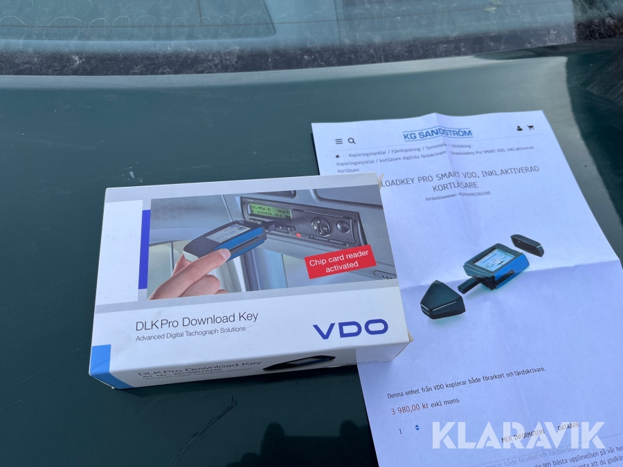 Kortläsare och kopieringsnyckel VDO DLK Pro