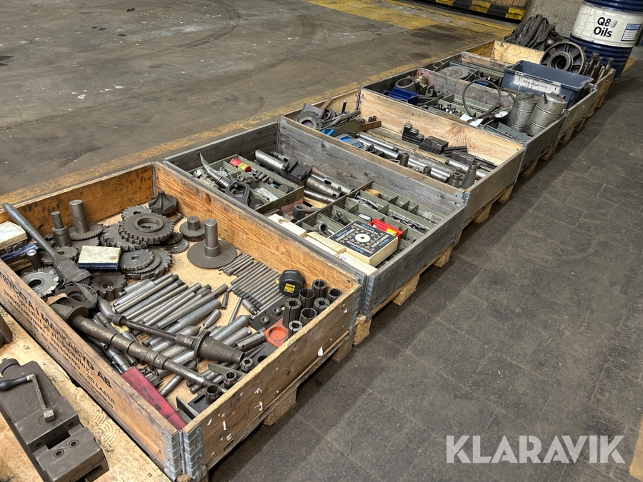 Tillbehör för svarv & fräsmaskiner 6 pallar