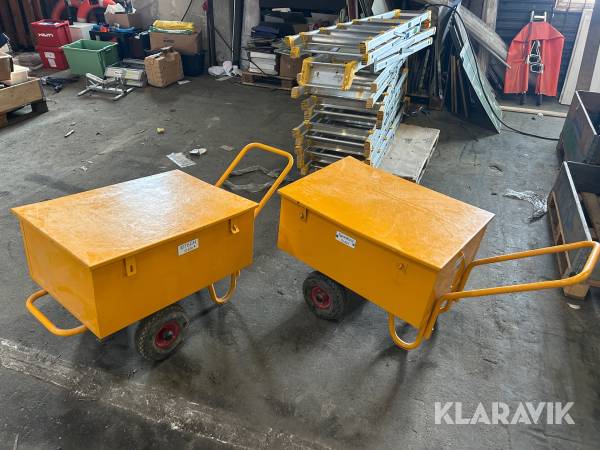 Verktygsvagnar Hörby Bruk 150 liter 2 st