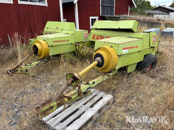 Småbalspress Claas Markant 40 2st