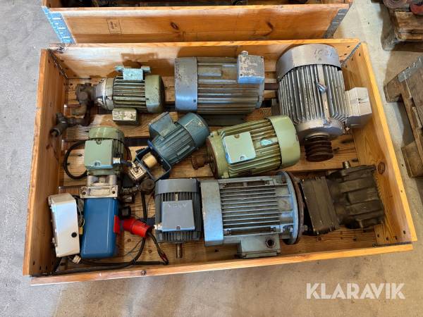 Elmotorer 2st pallar