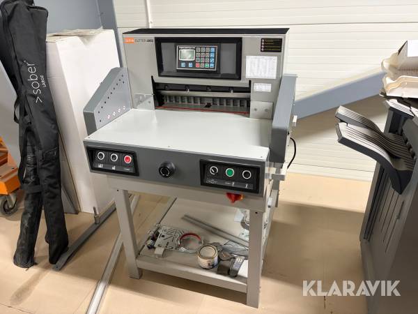 Pappersskärare / skärmaskin Serva Cutter 480E