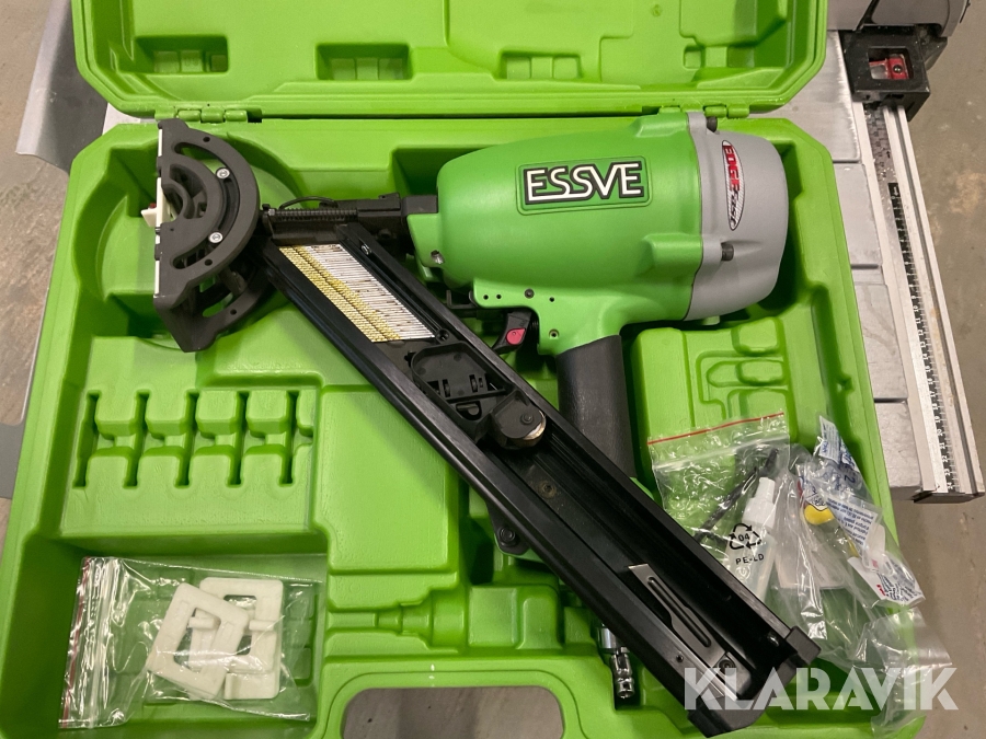 Spikpistol Essve EDGEfast för dolda spik i trädäck