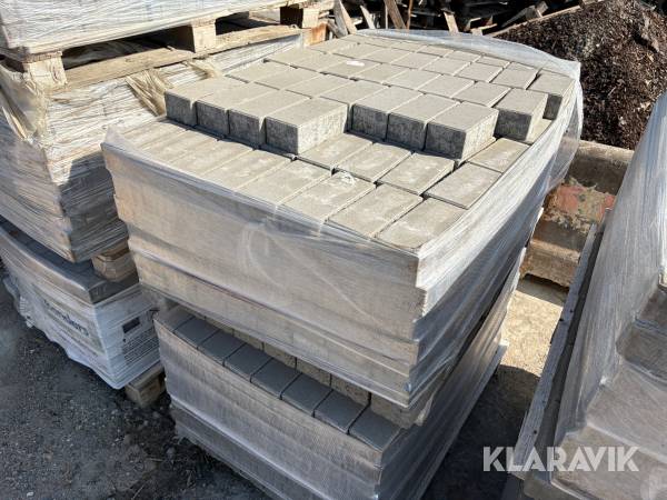 Marksten 20x10x7cm - ca 15m² 2st pallar