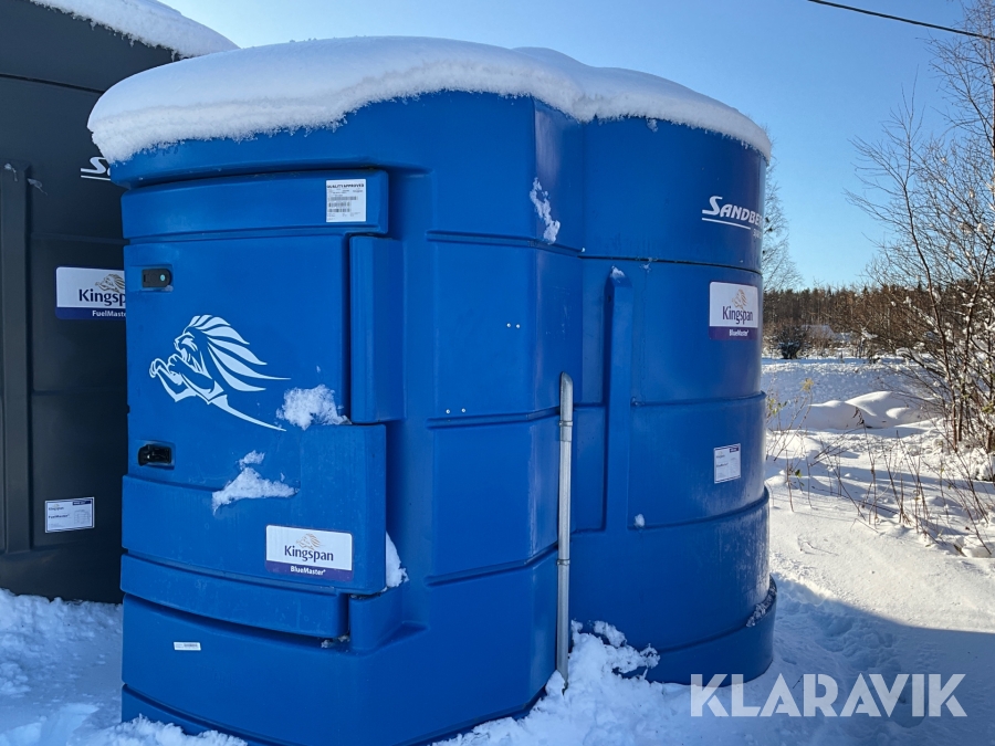 BlueMaster® - dubbelmantlad tank för AdBlue® Kingspan 5000 dm3
