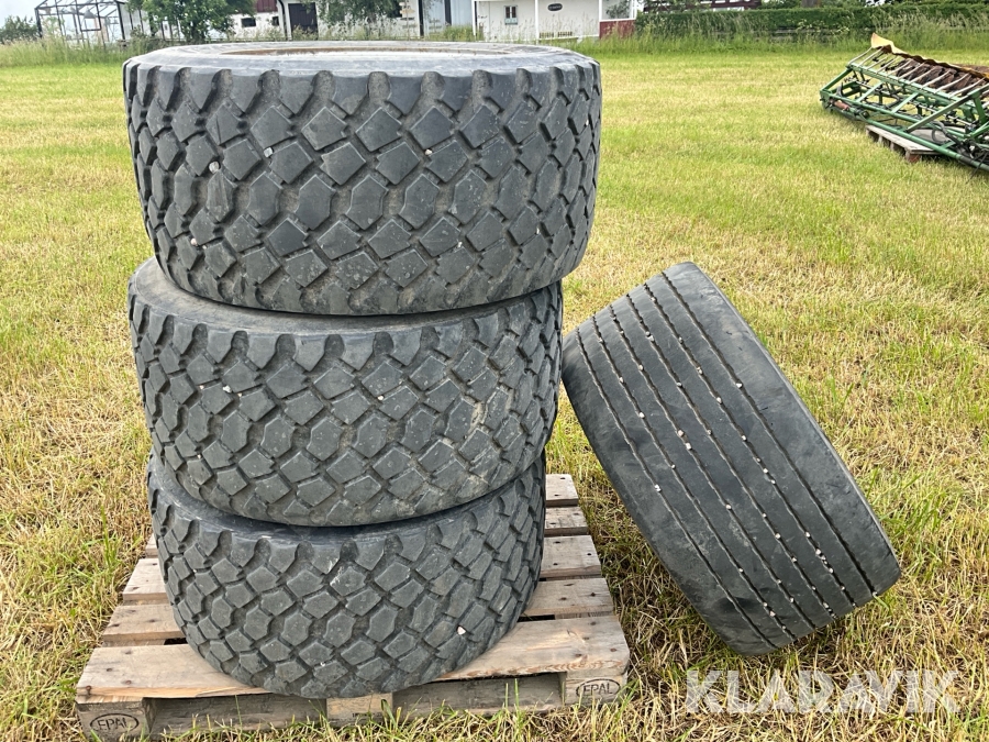 Släpvagnshjul Dunlop/ Goodyear 455/40 R22,5