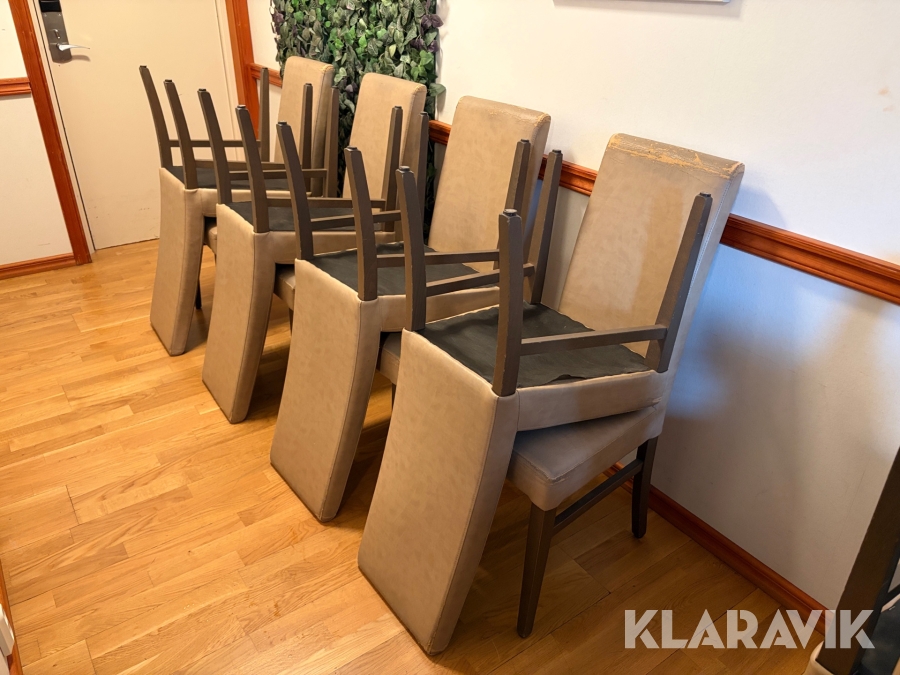 Restaurangstolar 8 st