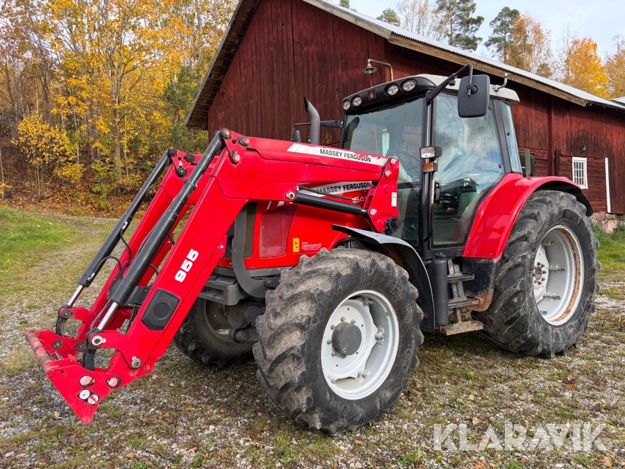 Traktor Massey Ferguson 5480 Dyna-4 med frontlastare