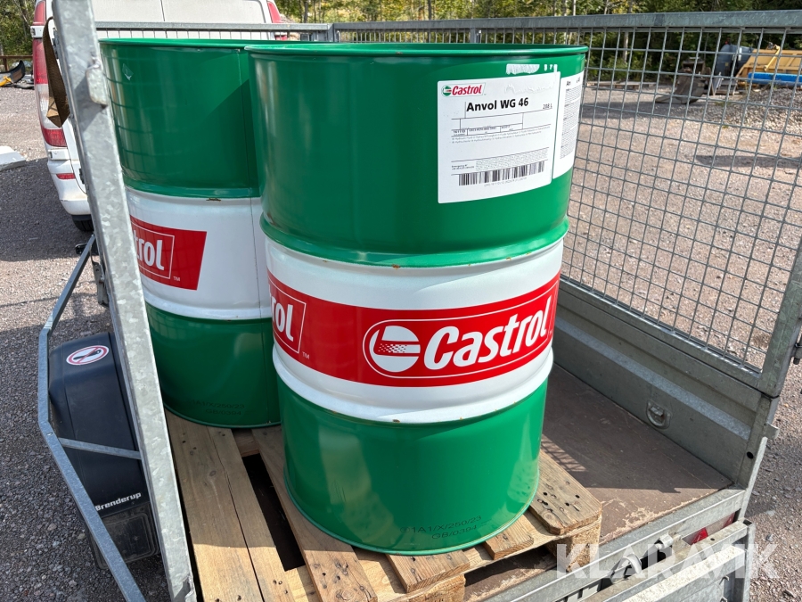 Fat med hydraulolja Castrol Angola WG 46 2 st