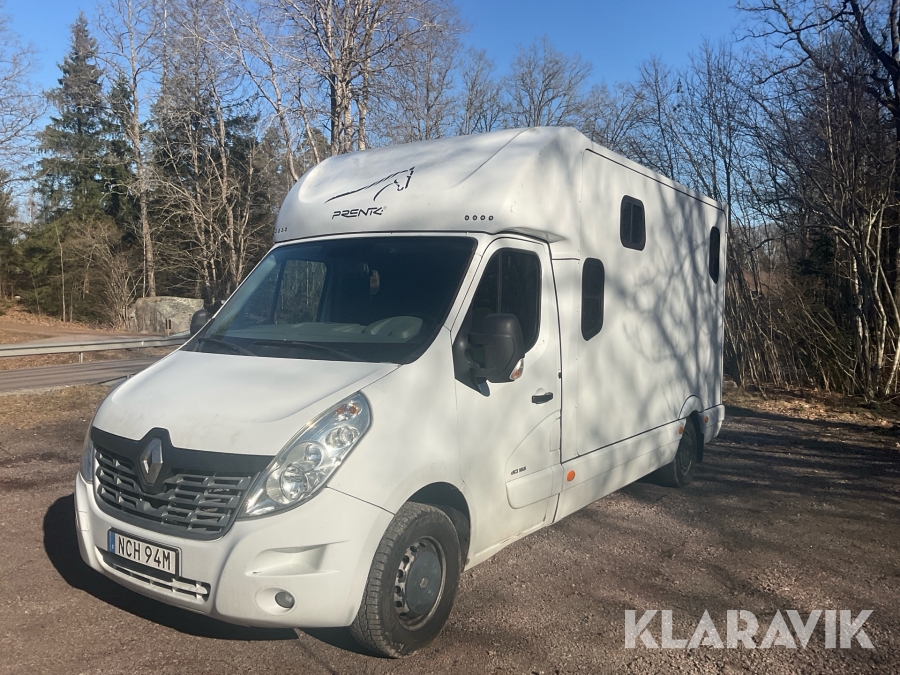 Hästtransport Renault Master