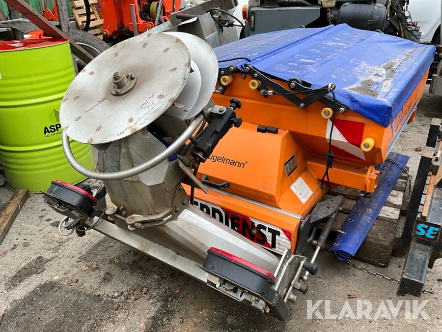 Saltspridare/sandspridare Kugelmann Duplex 600 liter