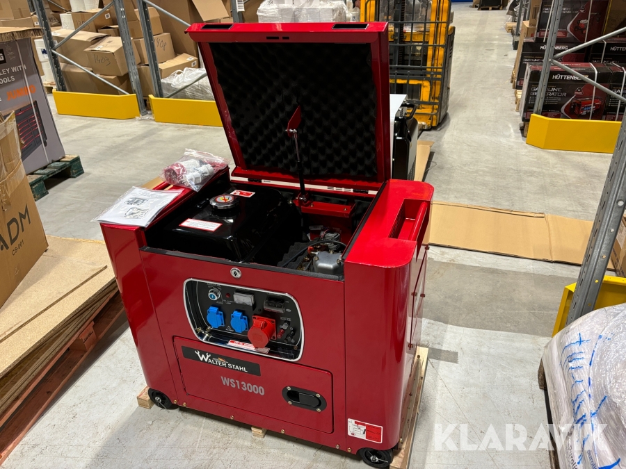 Stor Dieselgenerator/Elverk AVR Walter Stahl WS13000
