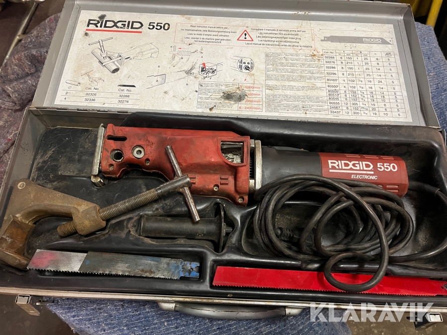 Tigersåg Ridgid 550 electronic
