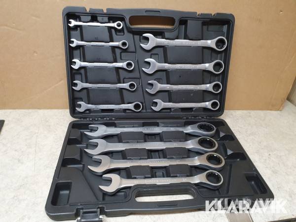 Ringspärrnyckelsats Crome Vanadium