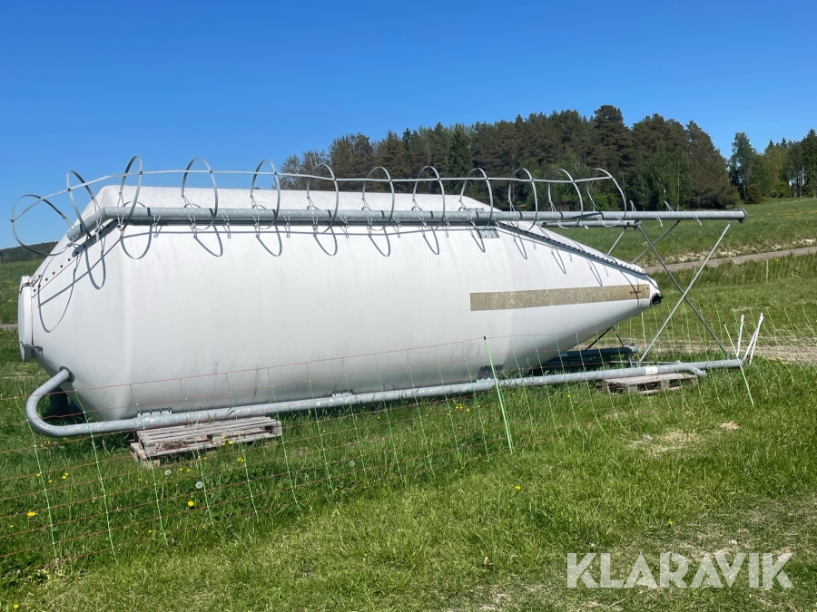 Fodersilo glasfiber ca 30m3