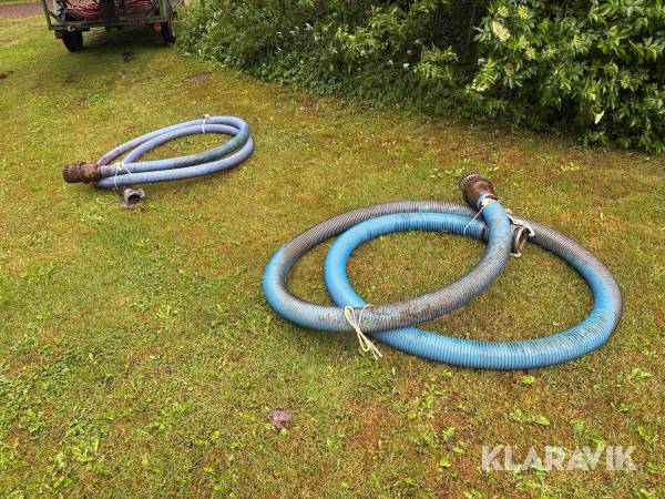 Sugslang 4”/ 3" Bevattningspump med bottenventil