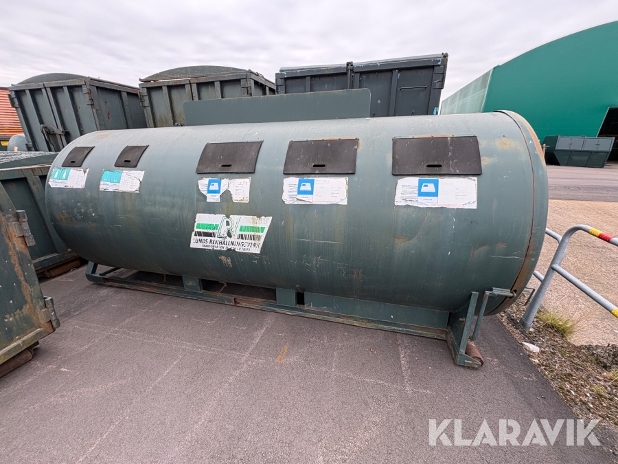 Lastväxlarcontainer för sortering