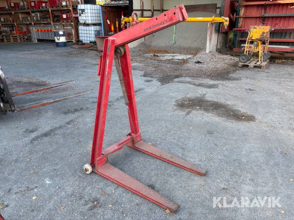 Hopfällbara Pallgafflar till kran med 1500 kg kapacitet 1 st