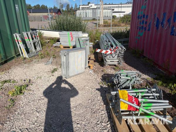Diverse byggställningsmaterial Altrad