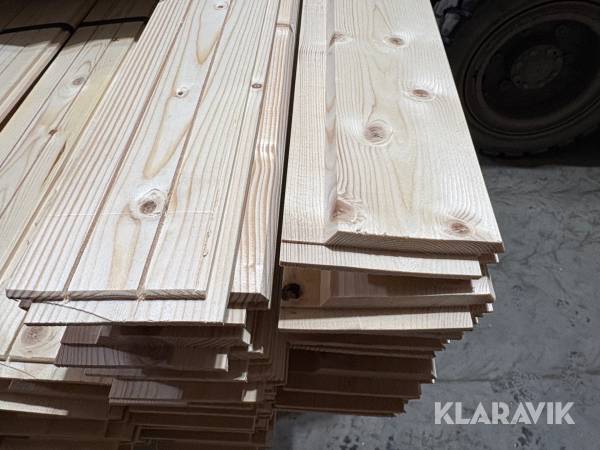 Bastu/Granpanel ändspont 18.8x95