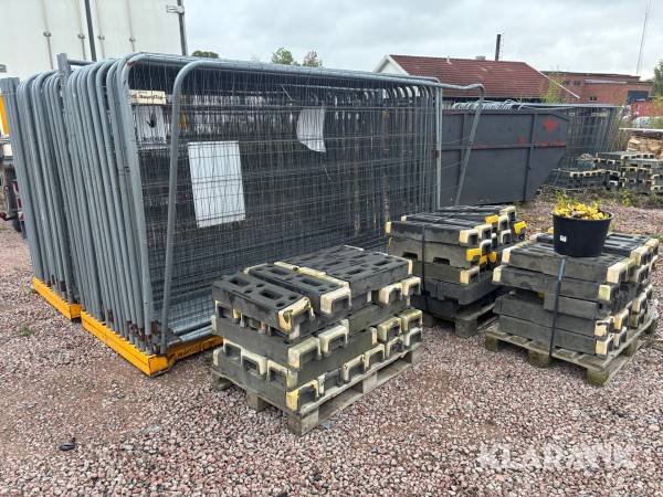 Byggstaket BGfix och div 50st med fötter