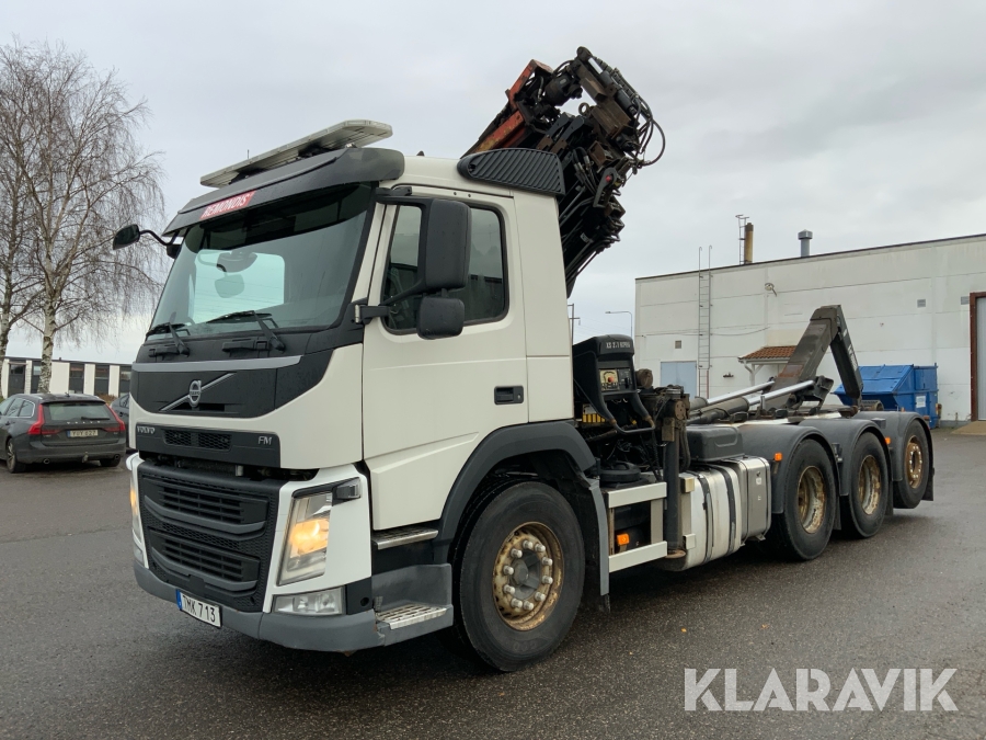 Kranväxlare Volvo FM 8*4 med Hiab XS 211 HIPRO/ XR18SL51
